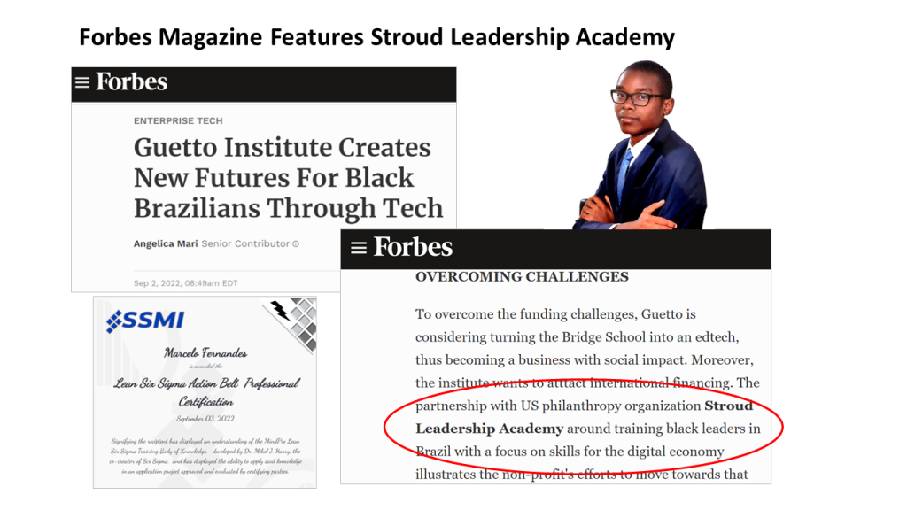 Frank Shines Forbes Magazine Stroud Leadership Academy Guetto RACE Opera